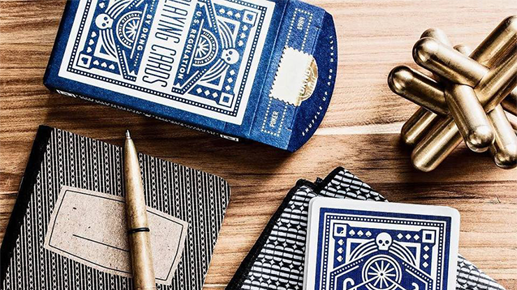 Blue Wheel Playing Cards