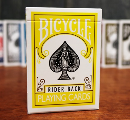 Bicycle - Yellow back