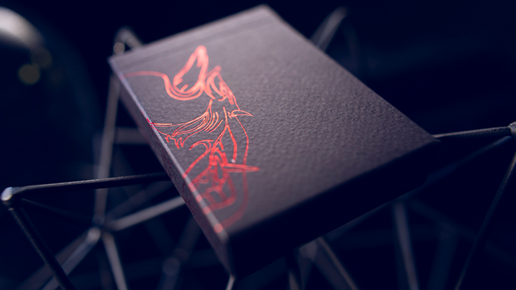 Hannya Playing Cards - RED