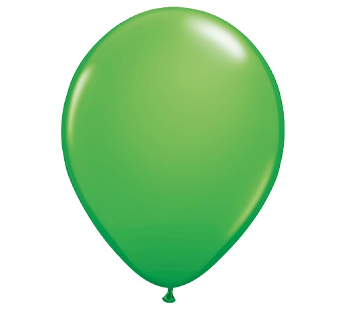 Balóny Qualatex 10 ks. Zelené