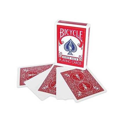 Bicycle Gaff Card - Blank Face/červená